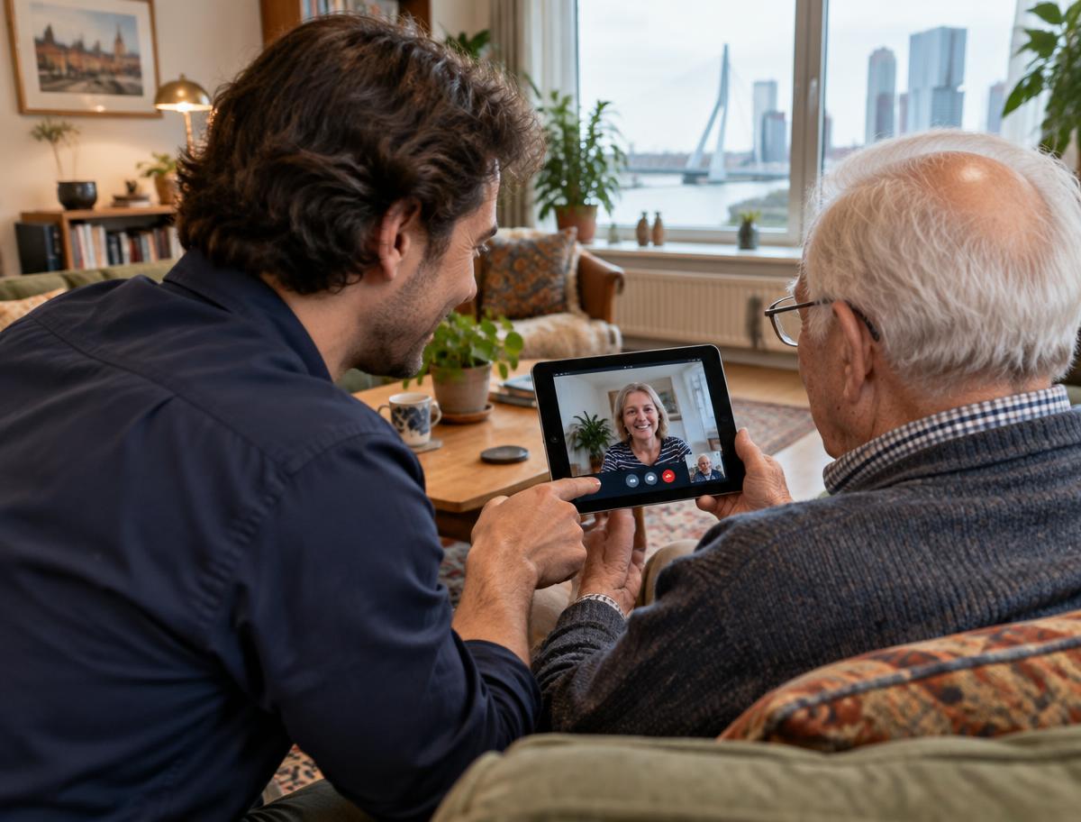 Hulp bij tablet aan huis in Rotterdam